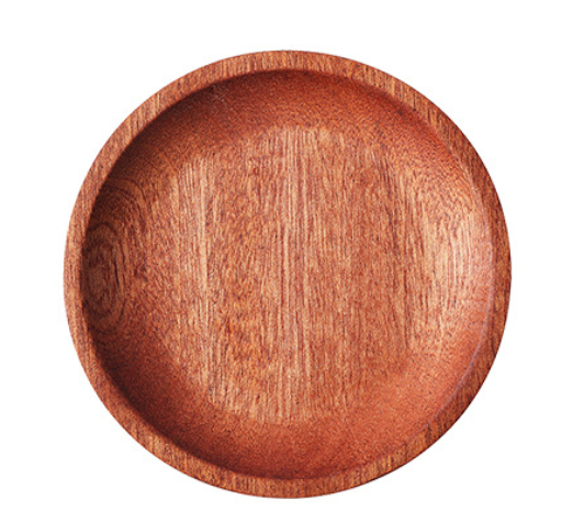 Wood Coaster Customised Coaster Tray — Walnut Round