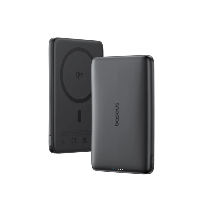 Baseus PicoGo Ultra-Slim 3C 10000mAh 27W Magnetic Power Bank Card-Sized - Black