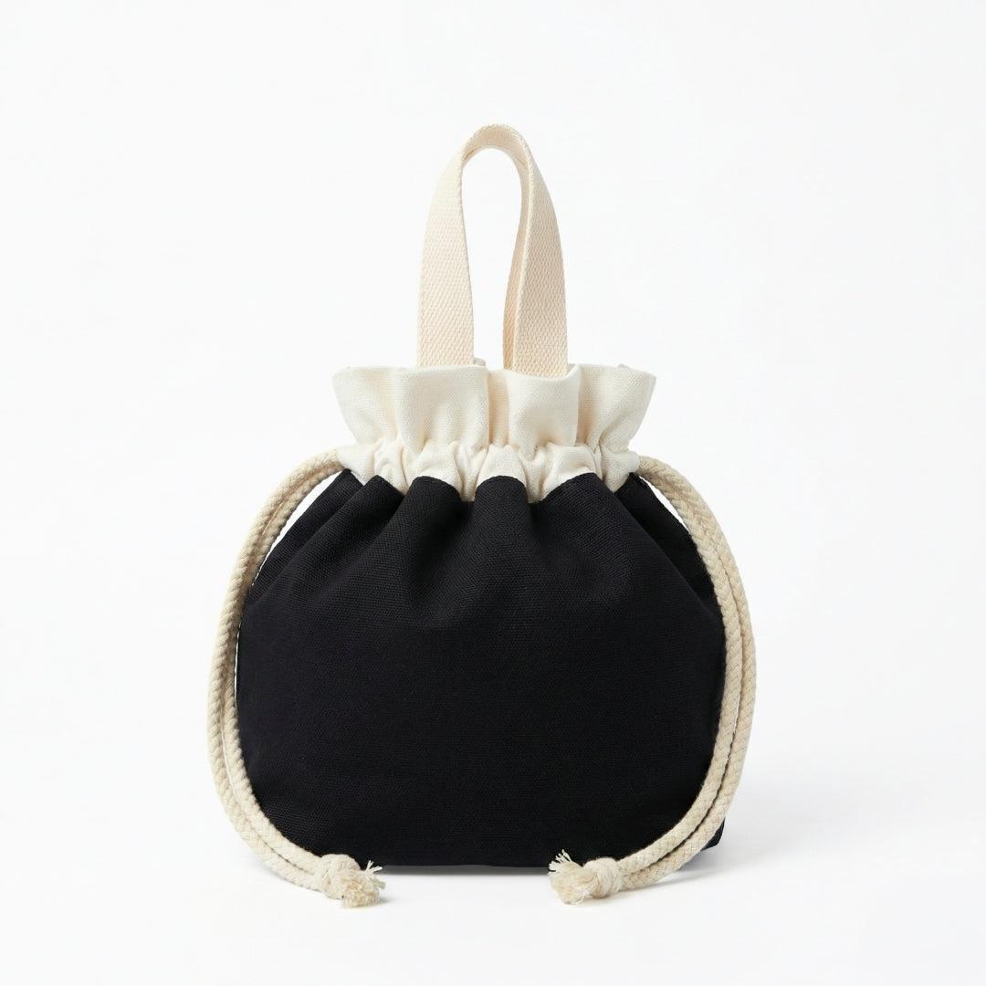 Canvas tote bag — Mystic Black