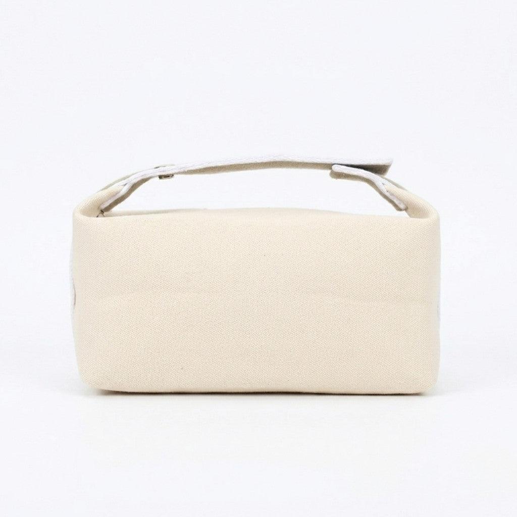 Cosmetics Travel Bag — Pearl White