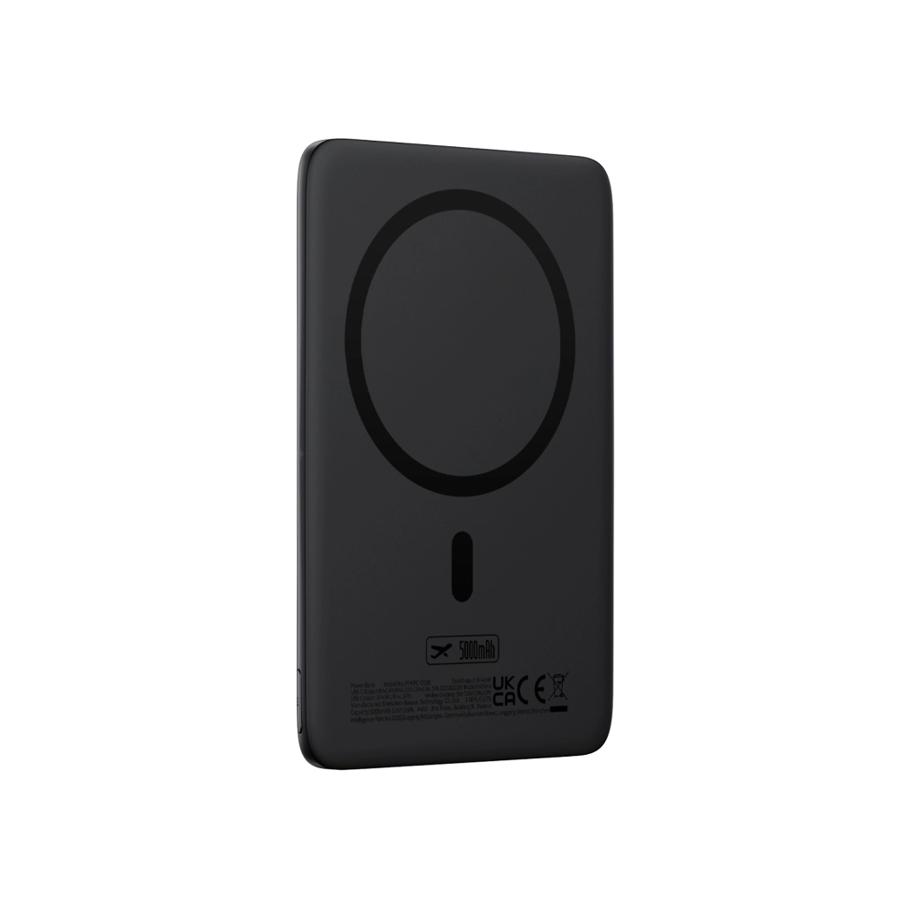 Baseus PicoGo Ultra-Slim 3C 5000mAh 20W Magnetic Power Bank Card-Sized - Black
