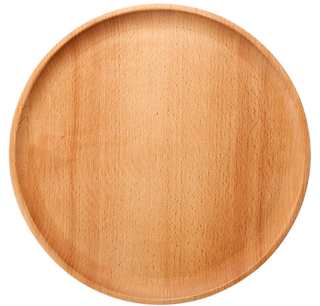 Wood Coaster Customised Coaster Tray — Maple Round