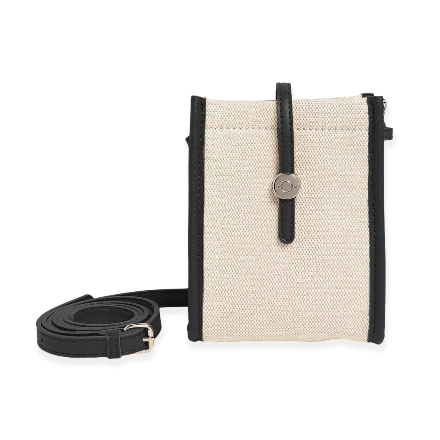 Vintage Canvas Sling Bag — Mystic Black