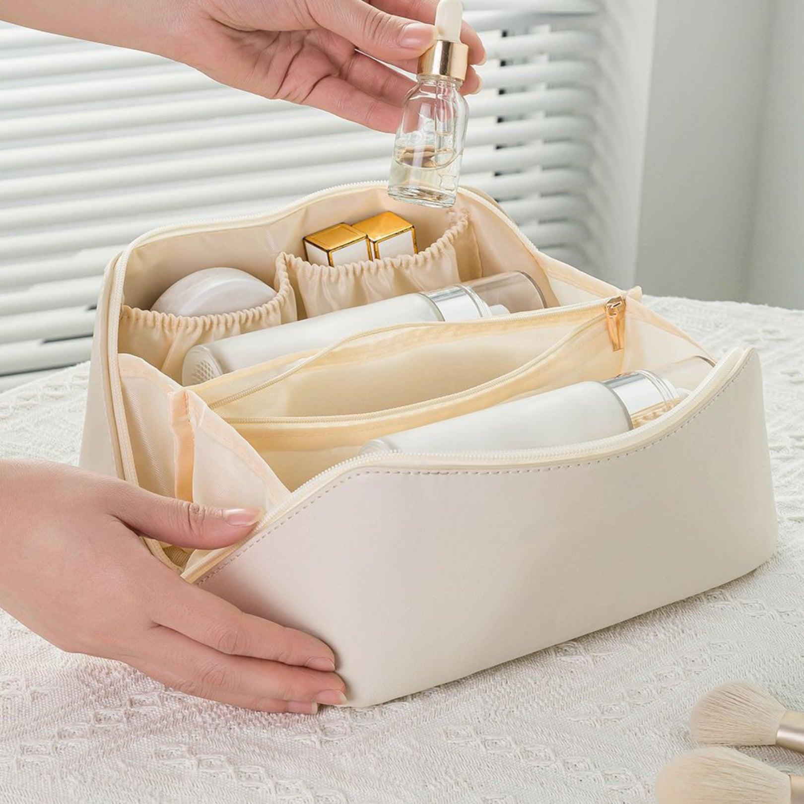 Makeup Bag — Beige