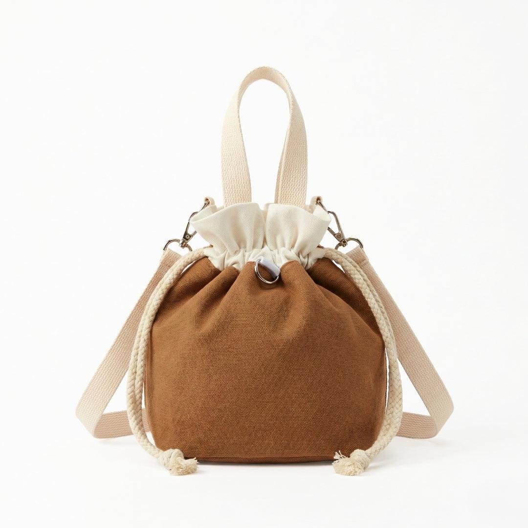 Canvas tote bag — Tawny Brown