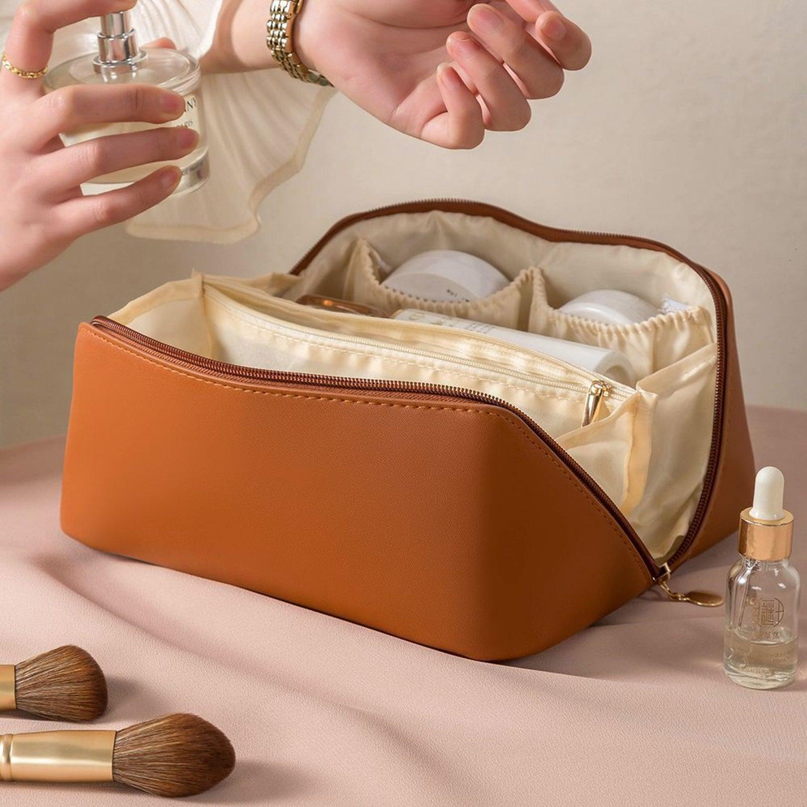 Makeup Bag — Brown